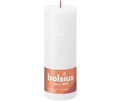Bolsius Rustiekkaars 190/68 Cloudy White