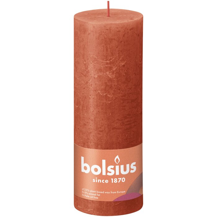 Bolsius Rustiekkaars 190/68 Earthy Orange