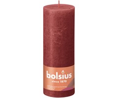 Bolsius Rustiekkaars 190/68 Delicate Red