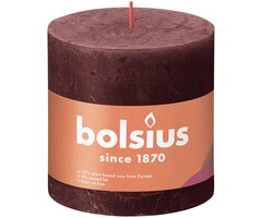 Bolsius Rustiekkaars 100/100 Velvet Red