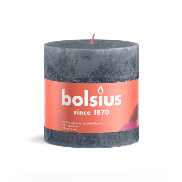 Bolsius Rustiekkaars 100/100 Slate Blue
