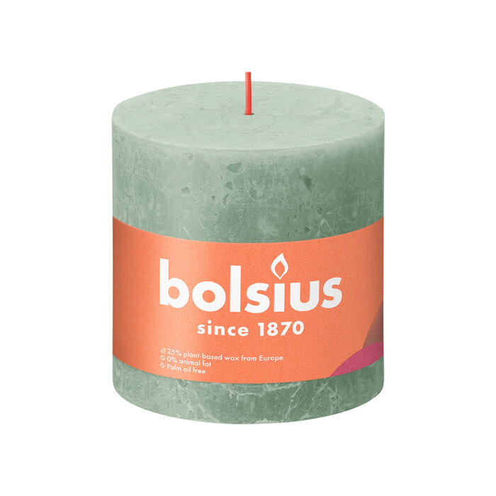 Bolsius Rustiekkaars 100/100 Jade Green