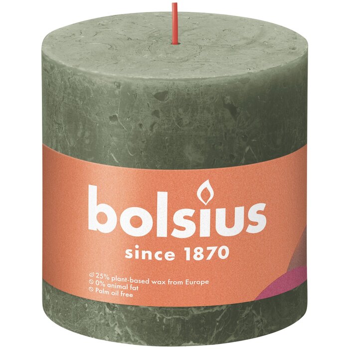 Bolsius Rustiekkaars 100/100 Fresh Olive