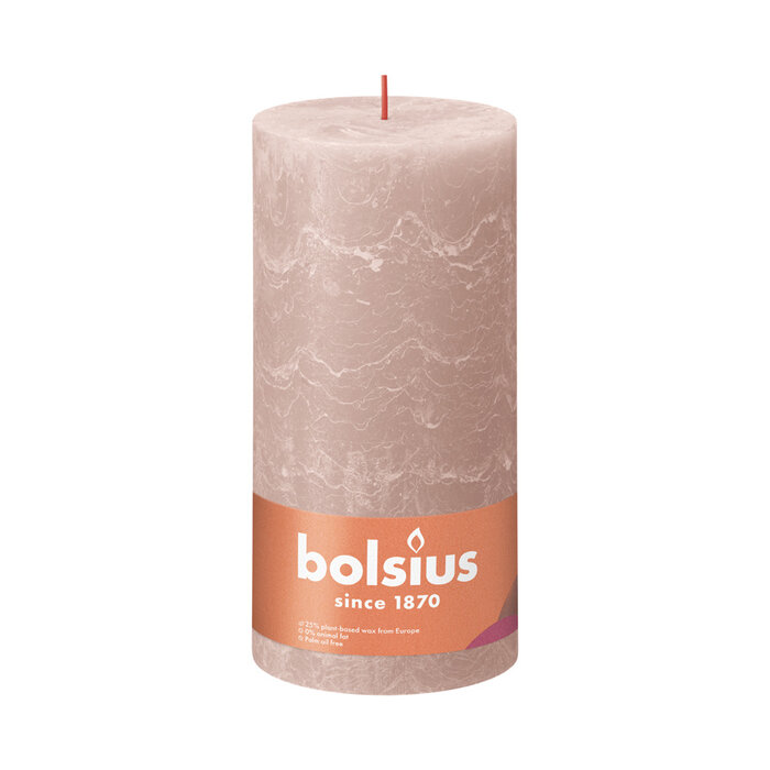 Bolsius Rustiekkaars 200/100 Misty Pink