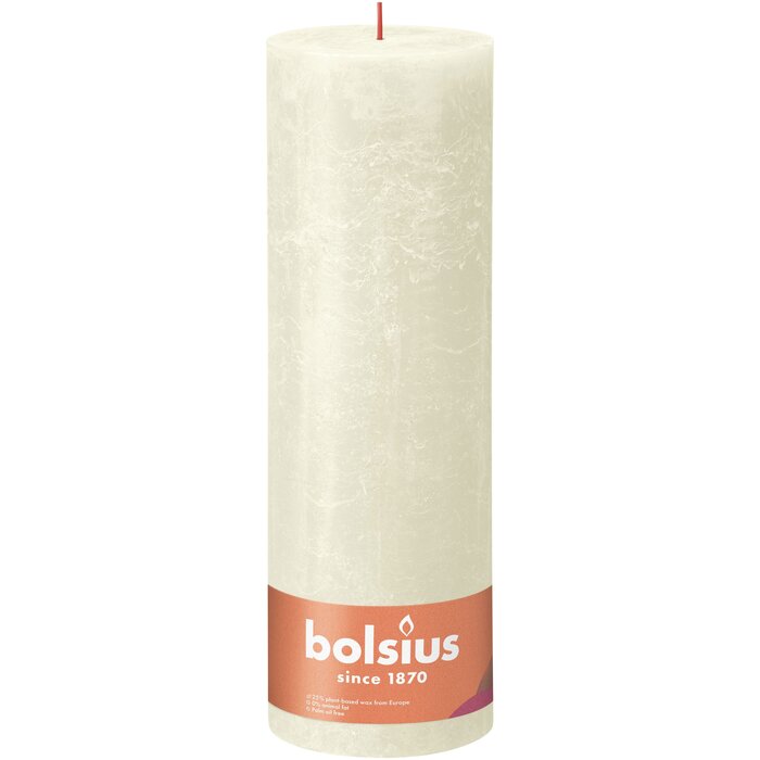 Bolsius Rustiekkaars 300/100 Soft Pearl