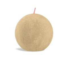 Bolsius Rustieke bolkaars Ø76mm Oat Beige