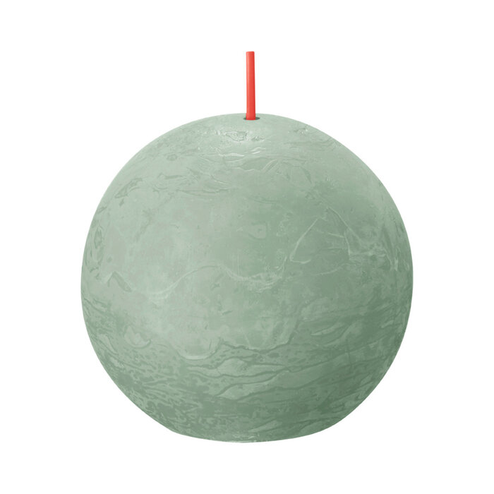 Bolsius Rustieke bolkaars Ø76mm Jade Green