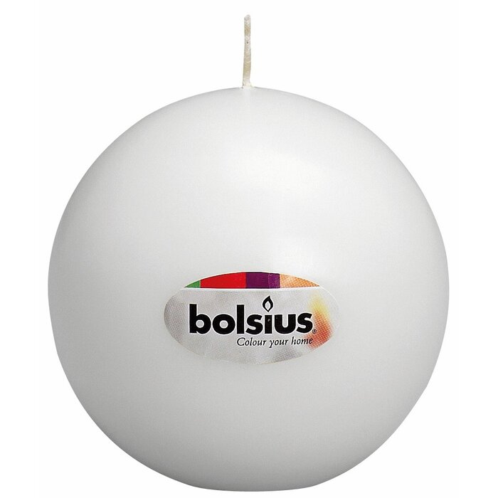 Bolsius Bolkaars Ø 70 mm Wit