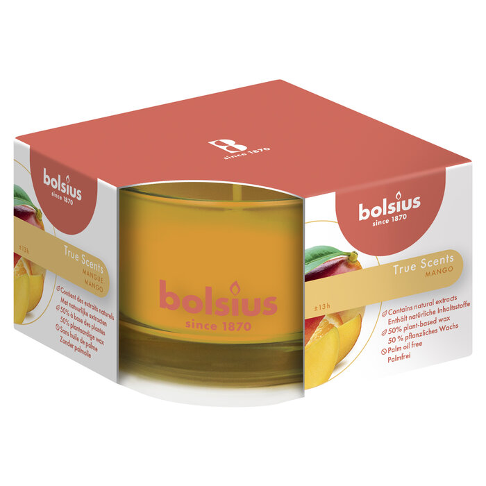 Bolsius True Scents geurglas 50/80 Mango