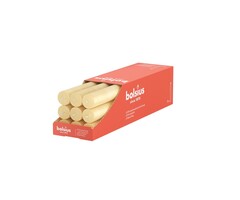 Bolsius Rustieke tafelkaars 270/23 doos 9 Oat Beige
