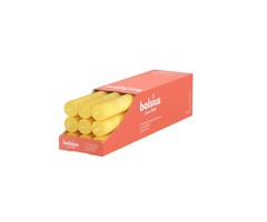 Bolsius Rustieke tafelkaars 270/23 doos 9 Sunny Yellow