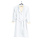 WALRA Badjas Soft Jersey Robe Wit / Kiezel Grijs - S/M
