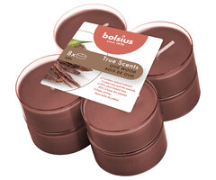 Bolsius True Scents maxilicht 8 stuks Oud Wood