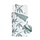 WALRA Dekbedovertrek Simple Leaves Off White / Groen - 140x220 cm