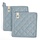 WALRA Pannenlap Cook and Trial Jeans Blauw (set 2 stuks) - 20x20 cm