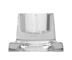 Bolsius Glazen tafelkaars houder 40/58 Transparant