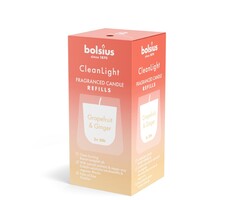Bolsius Navulling Clean Light pack 2 Grapefruit / Ginger