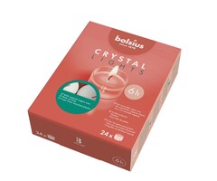Bolsius Crystal Lights 6 uur doos 24 stuks