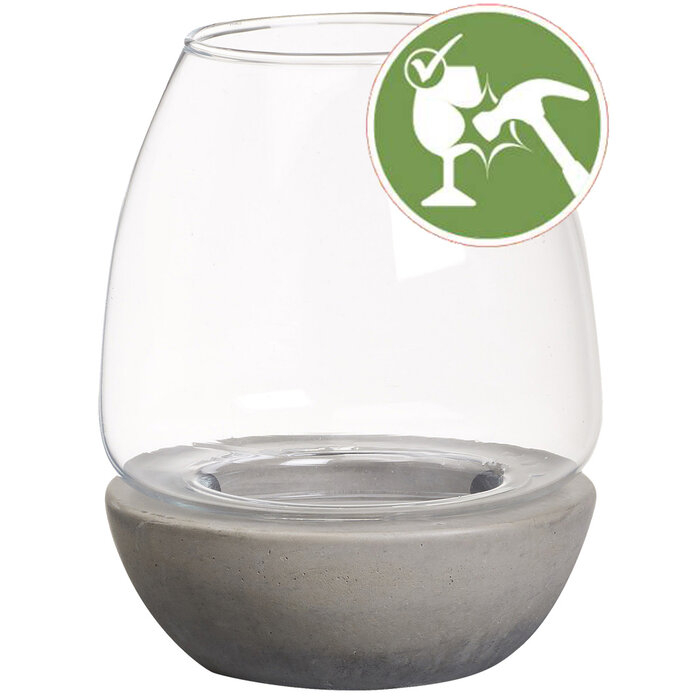 Bolsius Houder outdoor 120/100 Transparant