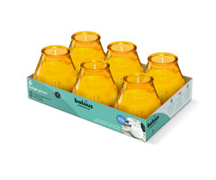 Bolsius Horeca twilight 104/99 tray 6 Amber