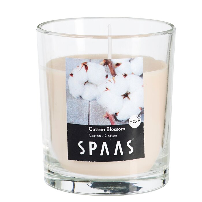 Glas geur transparant Cotton blossom