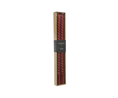 Countryfield Kaars Ø2h30cm Twirly L s2 rood