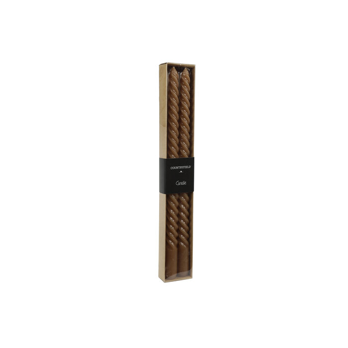 Countryfield Kaars Ø2h30cm Twirly L s2 beige