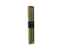 Countryfield Kaars Ø2h30cm Twirly S s2 l.groen