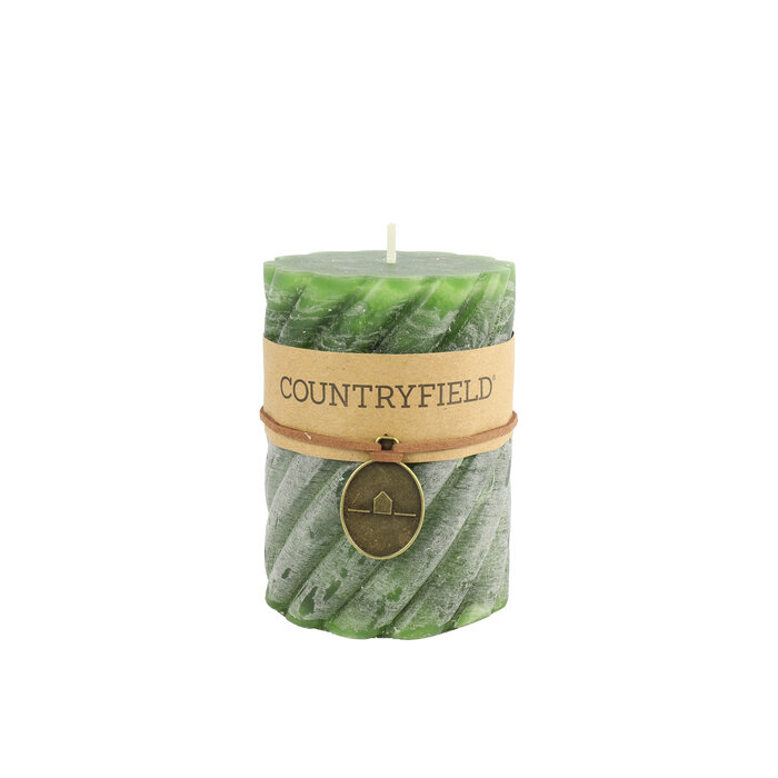Countryfield Kaars spiraal ro Tonnie M leger groen