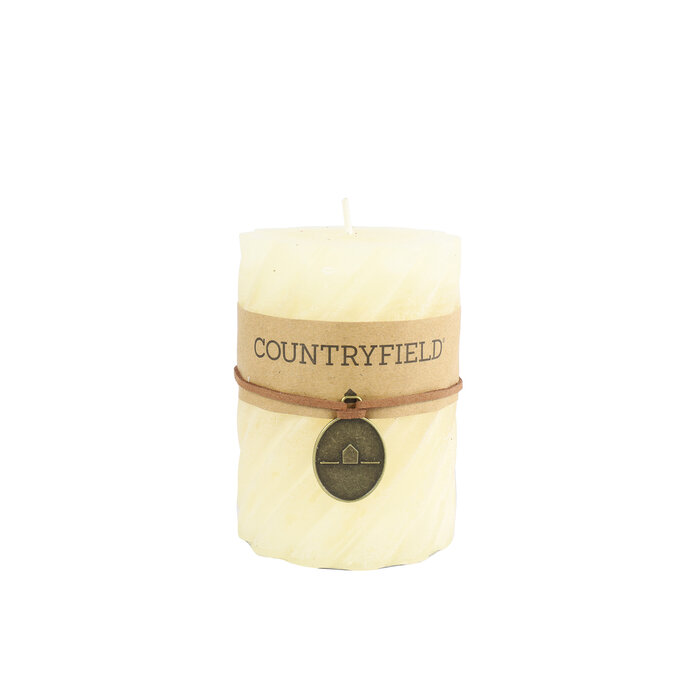 Countryfield Kaars spiraal ro Tonnie L crème