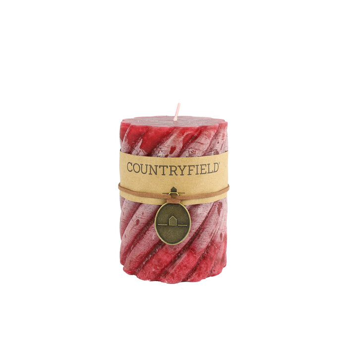 Countryfield Kaars spiraal ro Tonnie M rood