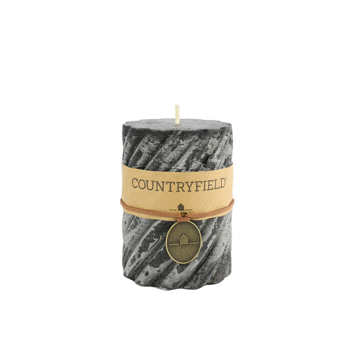 Countryfield Kaars spiraal ro Tonnie S zwart