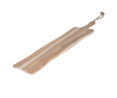 Borrelplank teak met handvat 69 cm