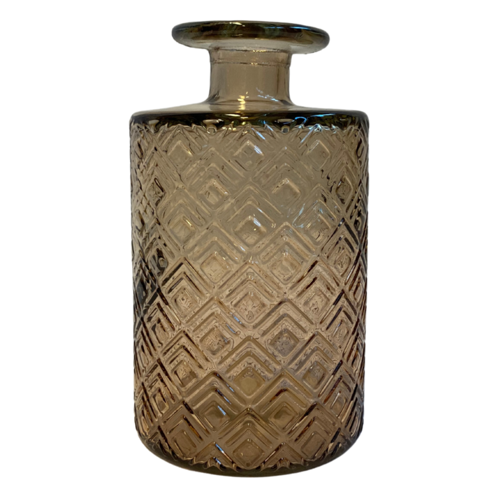 Vaas 'Nienke' gerecycled glas beige