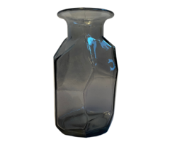 Vaas origami gerecycled glas antraciet