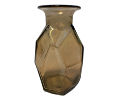 Vaas origami gerecycled glas beige