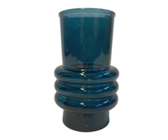 Vaas 'Julia' gerecycled glas blauw