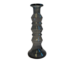 Kandelaar 'Lars' gerecycled glas antraciet