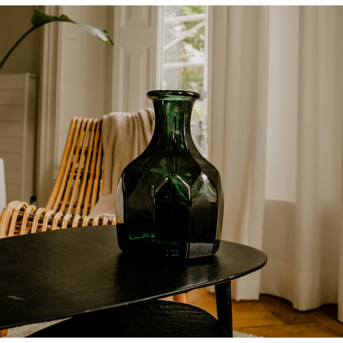 Vaas 'Evie' gerecycled glas groen
