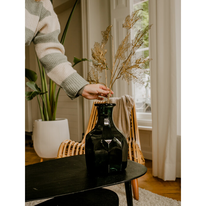 Vaas 'Evie' gerecycled glas groen