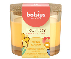 Bolsius True Joy geurglas met kurk 66/83 Spring Blossom