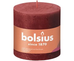 Bolsius Rustiekkaars 100/100 Delicate Red