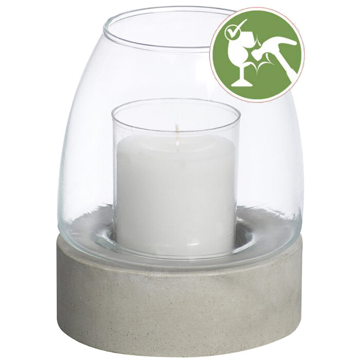 Bolsius Horeca relight houder 126/100 outdoor doos 4 Transparant