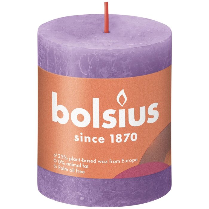 Bolsius Rustiekkaars 80/68 Vibrant Violet
