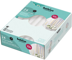 Bolsius Horeca kroonkaarsen 240/24 doos 24 Wit