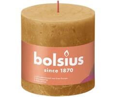 Bolsius Rustiekkaars 80/68 Honeycomb Yellow