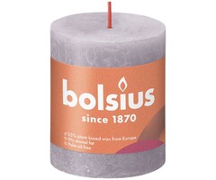 Bolsius Rustiekkaars 80/68 Frosted Lavender