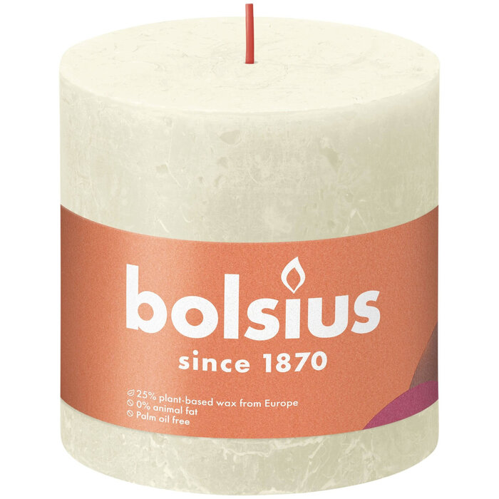 Bolsius Rustiekkaars 100/100 Soft Pearl