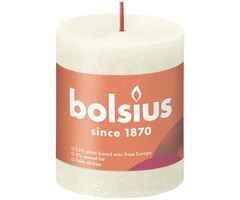 Bolsius Rustiekkaars 80/68 Soft Pearl