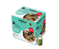 Bolsius Horeca Relight® Plus navullingen 30 uur 64/52 doos 80 Olijfgroen